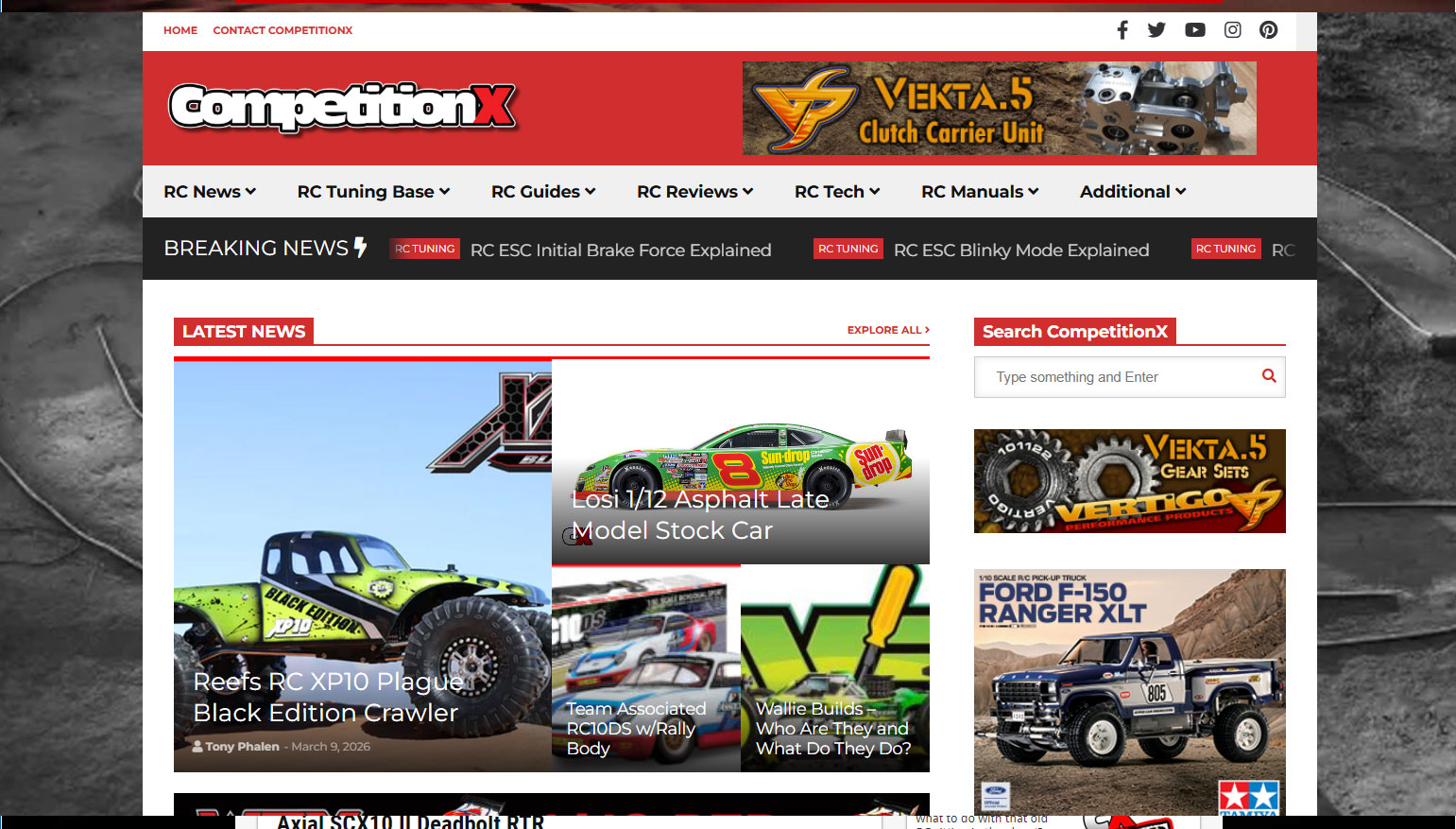 CompetitionX designed by Phalen Creative