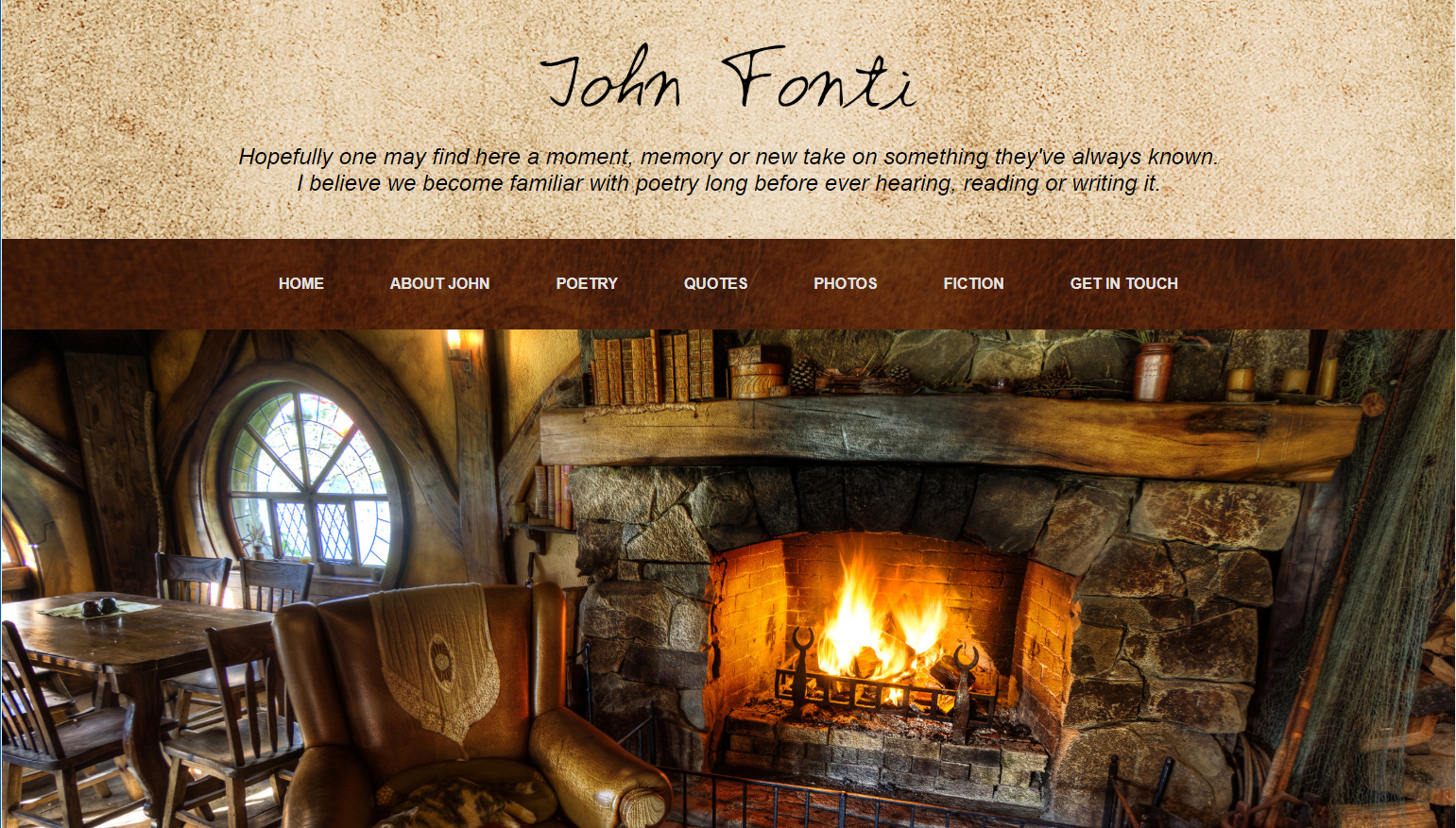 John Fonti Photography and Writing website designed by Phalen Creative