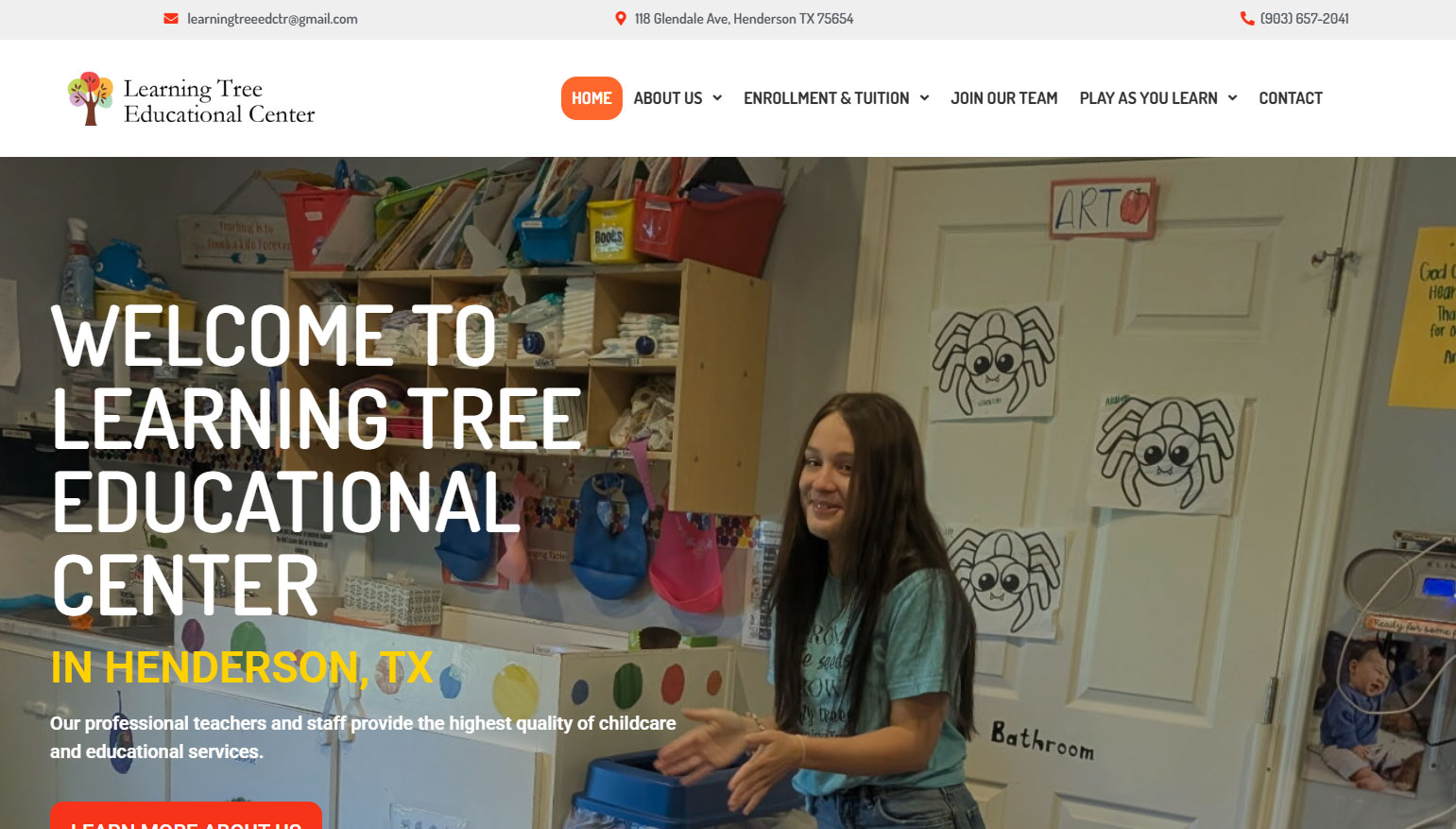 Learning Tree Educational Center designed by Phalen Creative