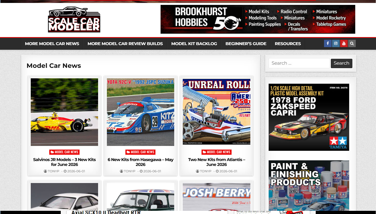 Scale Car Modeler designed by Phalen Creative