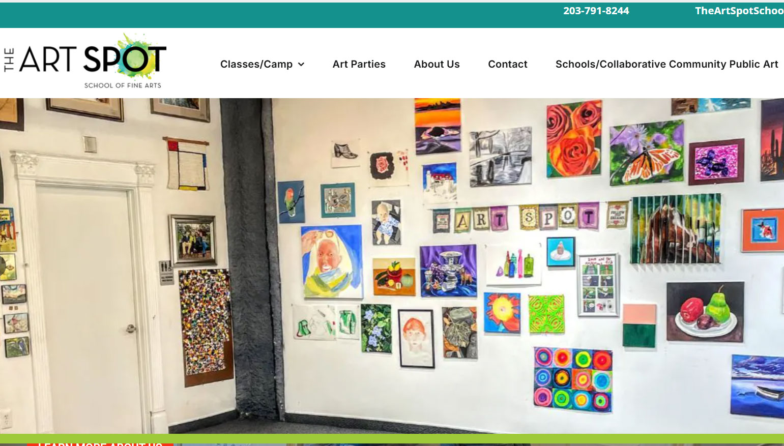 The Art Spot designed by Phalen Creative